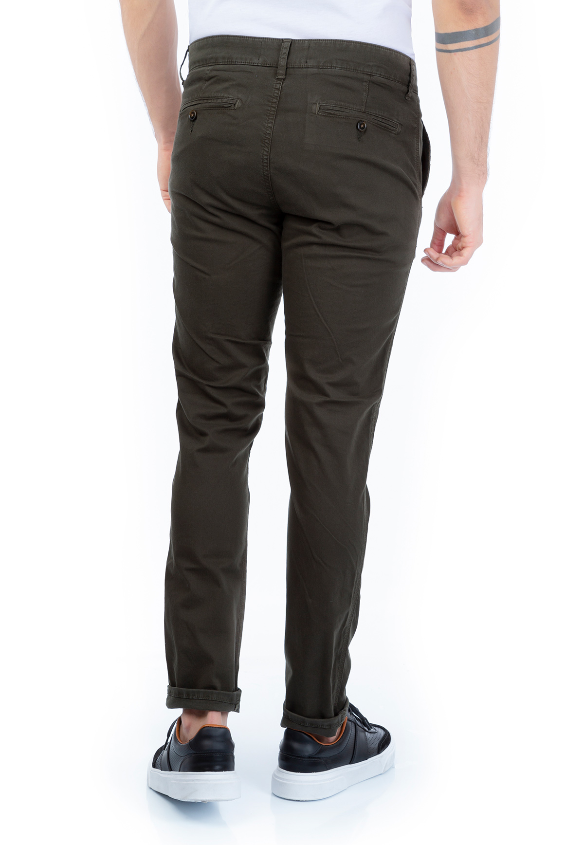 Pantalon para Hombre Verde Militar 100% Drill - Chimay Oficial