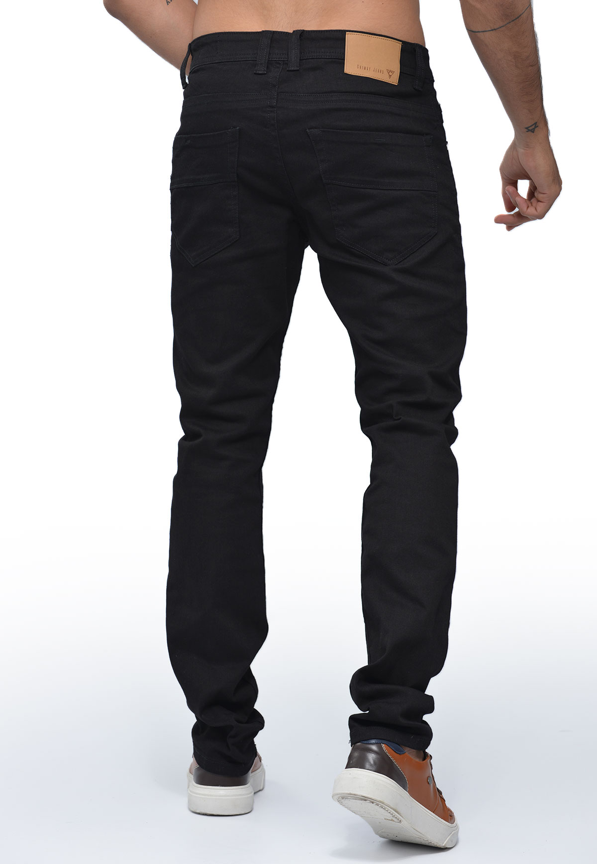 Jeans best sale negro hombres